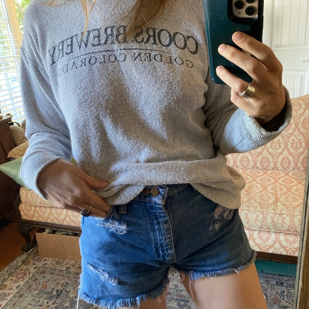 COORS Brewery cozy light sweater
